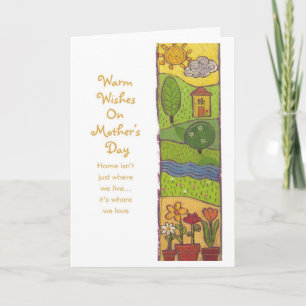 Warm Wishes On Mother's Day Card