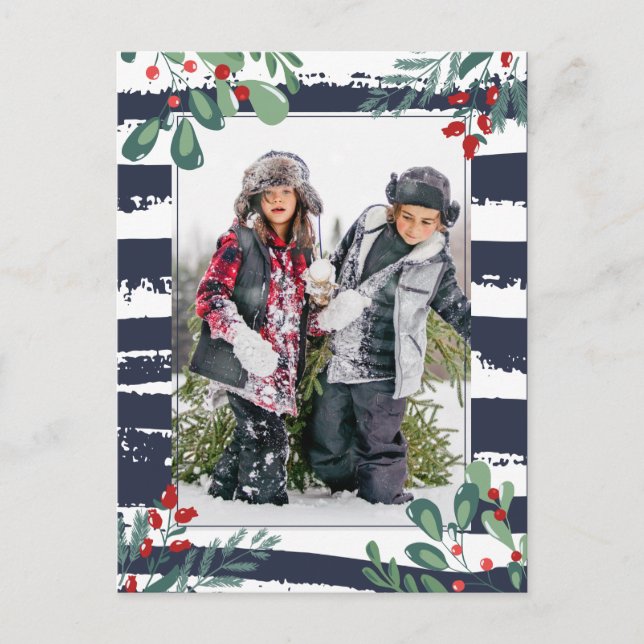 Warm Wishes | Photo Holiday Card (Front)