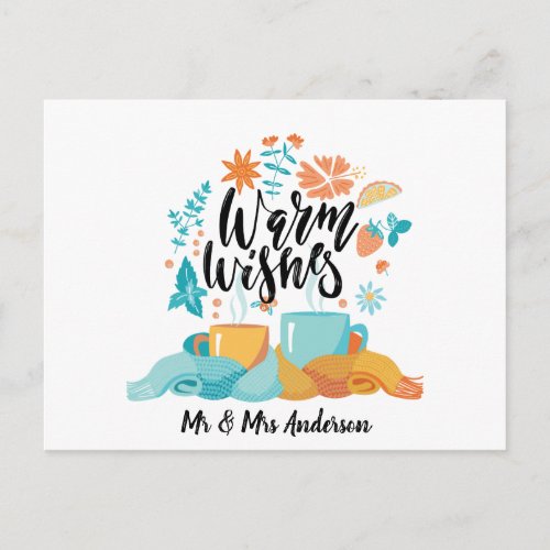 Warm Wishes Postcard