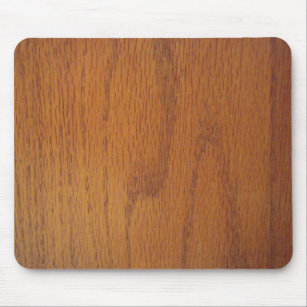 Warm Wood Grain Texture Mouse Pad