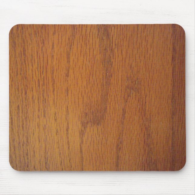 Warm Wood Grain Texture Mouse Pad (Front)