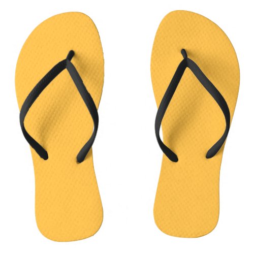 Warm Yellow Flip Flops