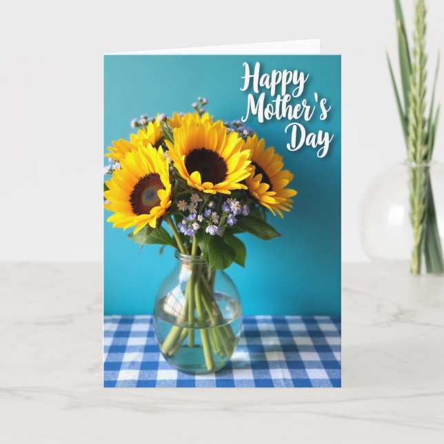 Warm Yellow Mothers Love Card (Front)