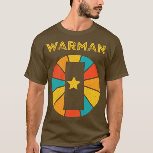 Warman Saskatchewan Canada Vintage Distressed Souv T_Shirt