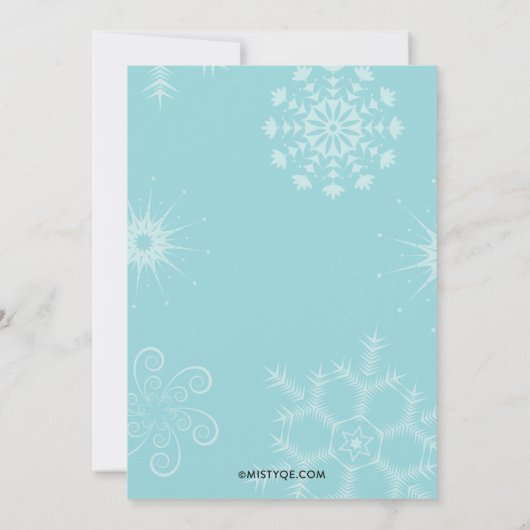 Warme Kerstmis Groet van de vakantie (Back)