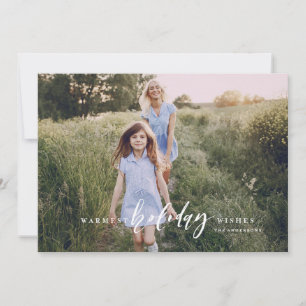 Warmest Holiday Wishes Christmas Card