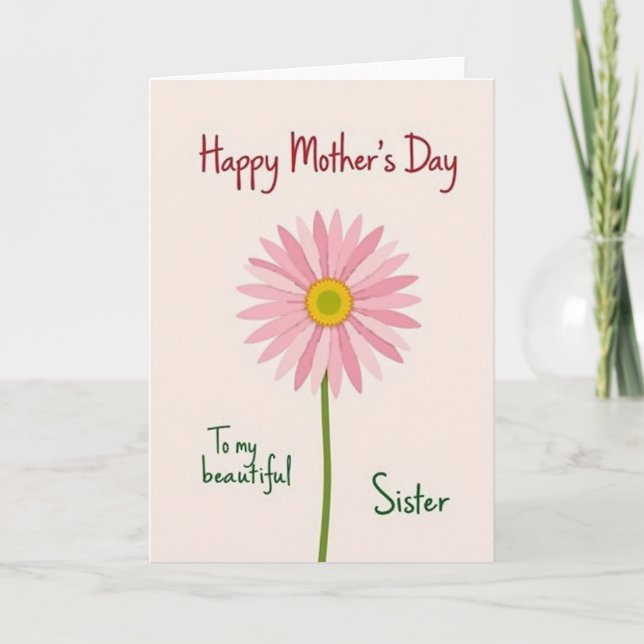 Warmest Mothers Day Wish Card (Front)