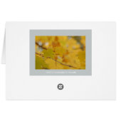 Warmest Wishes Greeting Card (Back Horizontal)