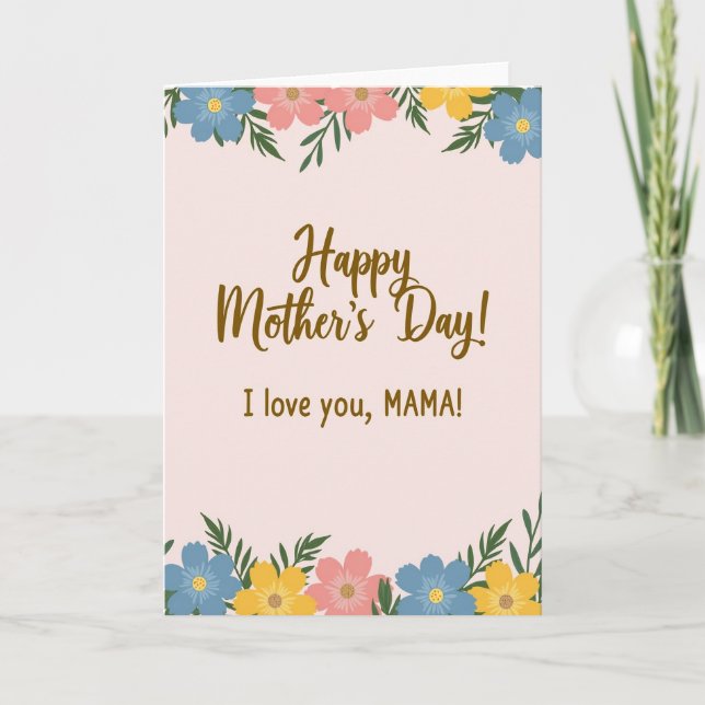 Warmest Wishes Mother Card (Front)