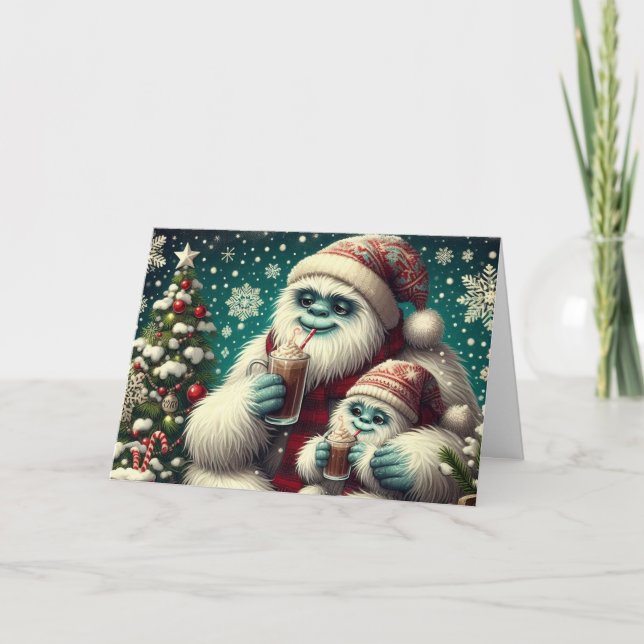 Warmest Yeti Wishes  Card (Front)