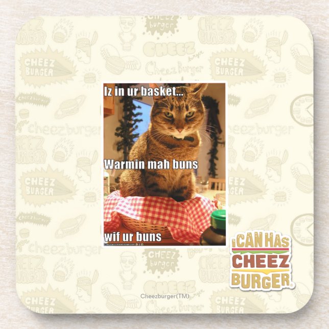 Warmin mah buns beverage coaster (Front)