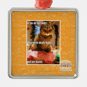 Warmin mah buns metal ornament