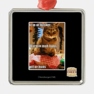 Warmin mah buns metal ornament