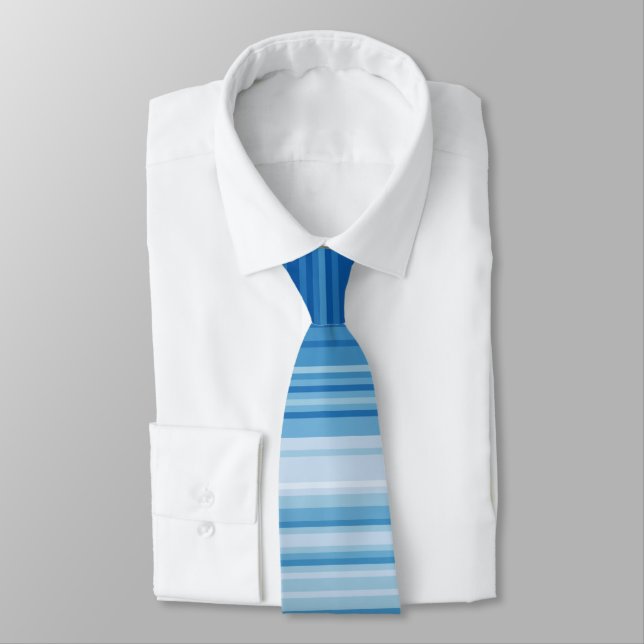 Warming Stripes 1850-2025 | Climate Stripes Tie (Tied)