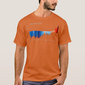 Warming stripes art T-Shirt