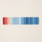 Warming Stripes Chiffon Scarf