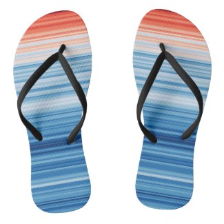 Warming Stripes Flip-Flops Flip Flops