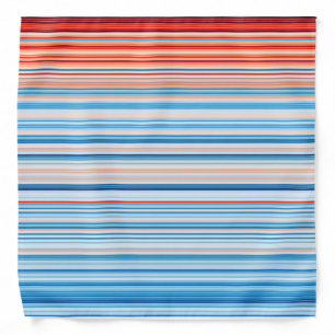Warming Stripes Germany 1881-2020 Bandana