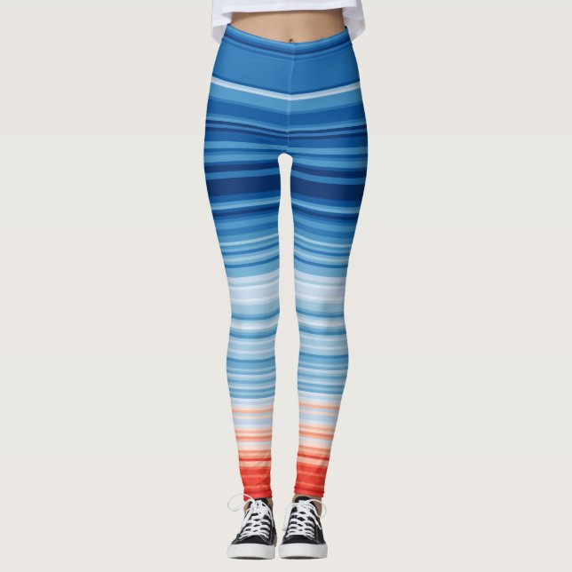 Warming Stripes Leggings (Front)