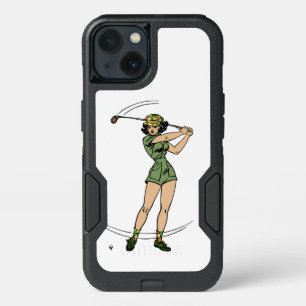 Warming Up for Golf Lady Golfer iPhone 13 Case