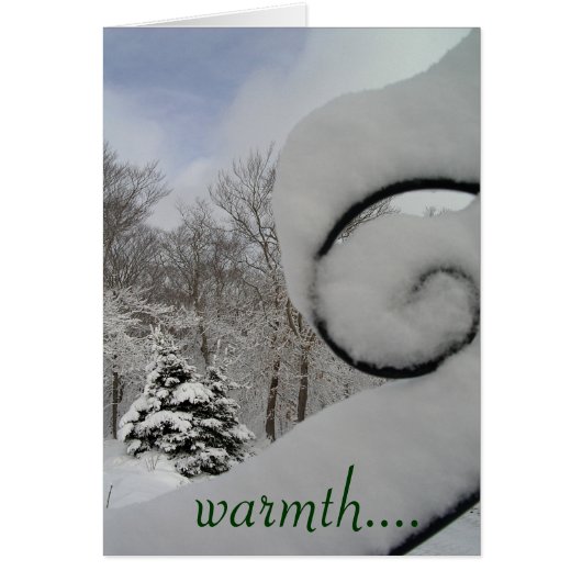 warmth.... cards (Front)
