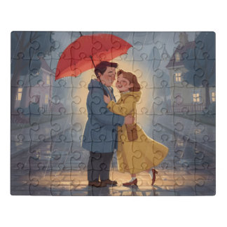 Warmth in the Rain: A Light Between Storms Jigsaw Puzzle
