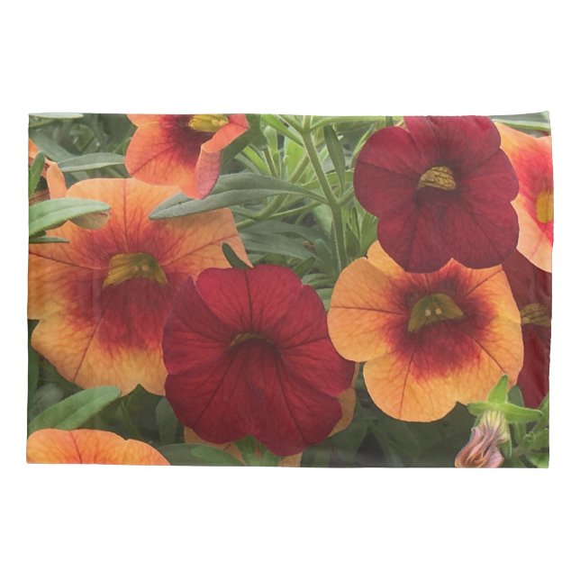 Warmth Of The Sun Floral Pillow Case (Back)