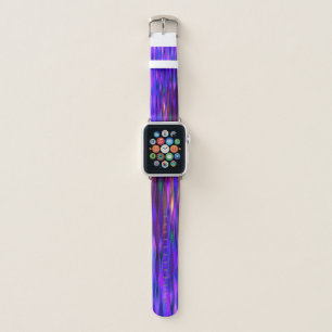 Warmth Within Cool Blue Waters Abstract Design Apple Watch Band