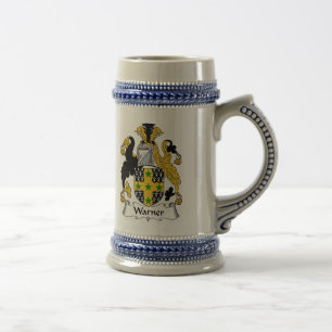 Warner Coat of Arms Stein - Family Crest