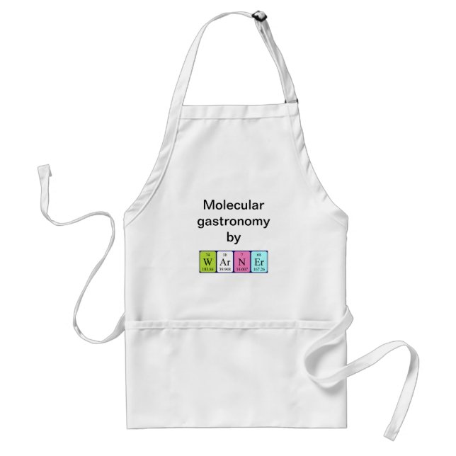 Warner periodic table name apron (Front)