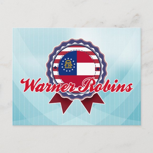 Warner Robins, GA Postcard (Front)