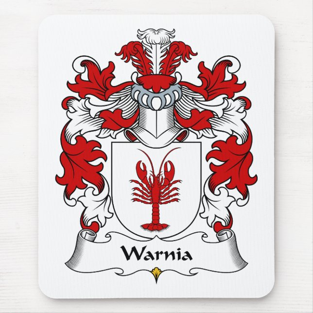 Warnia Family Crest Mouse Pad (Front)