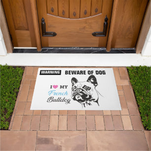 Warning -24" x 36" Door Mat