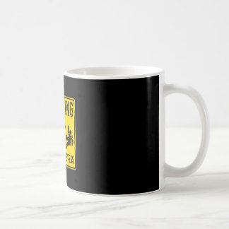 Warning bbq in progress funny grilling barbecue coffee mug