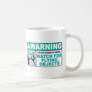 Warning- Beware of Flying Objects! Coffee Mug