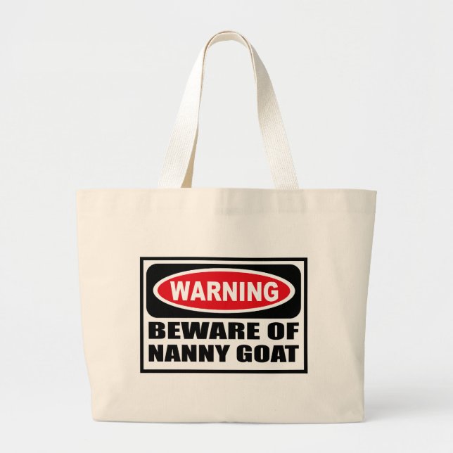 Warning BEWARE OF NANNY GOAT Bag (Front)