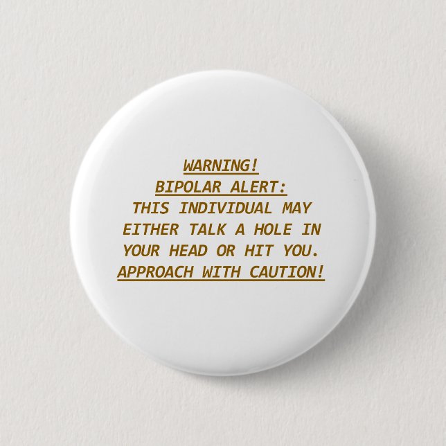 WARNING-BIPOLAR ALERT2 BUTTON (Front)