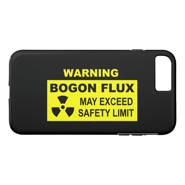 Warning: Bogon Flux Case-Mate iPhone Case (Back (Horizontal))