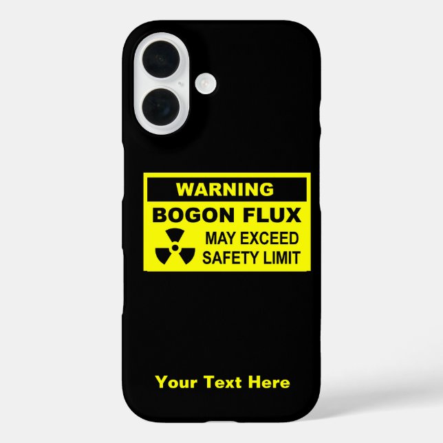 Warning: Bogon Flux Case-Mate iPhone Case (Back)