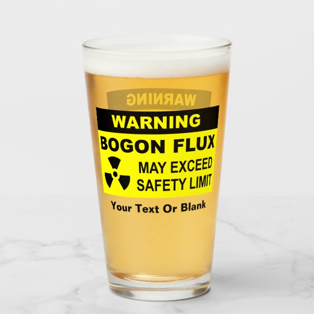 Warning: Bogon Flux Glass (Front Filled)