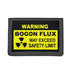 Warning: Bogon Flux Tri-fold Wallet
