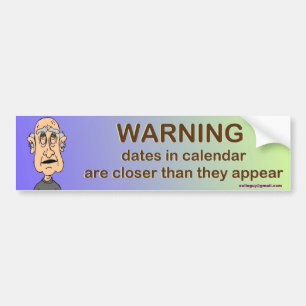 WARNING BUMPER STICKER