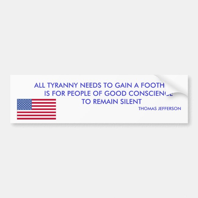 WARNING BUMPER STICKER (Front)