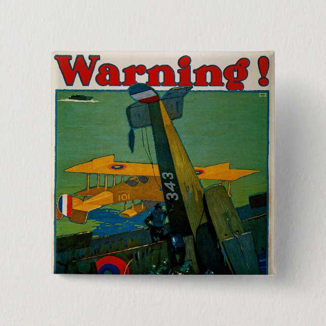 Warning! Button (Front)