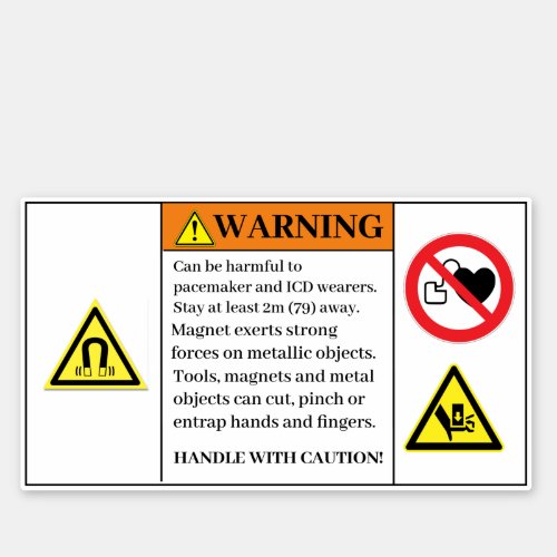 Warning Can be Harmful Label