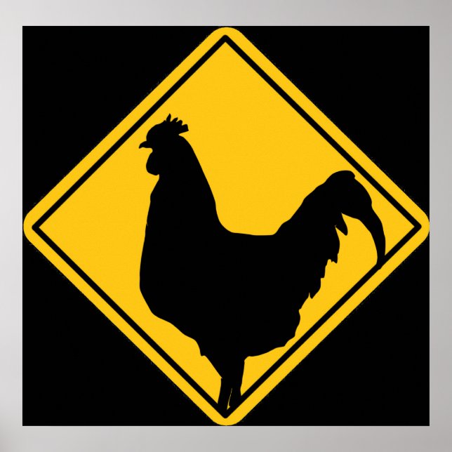 Warning; Cocky! Poster (Front)