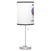 Warning! Cognitive Intervention Needed Brain Humor Table Lamp (Left)