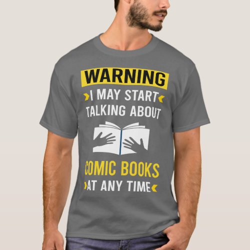 Warning Comic Books Comics T_Shirt