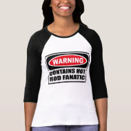 Warning CONTAINS HOT ROD FANATIC Kid's T-Shirt shirt