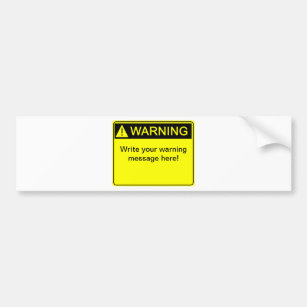 Funny warning sign turbo boost sticker self adhesive office